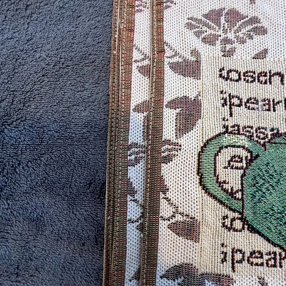 Set Of 4 Vintage Teapot Tapestry Placemats With Herb‎ Motifs Cottagecore